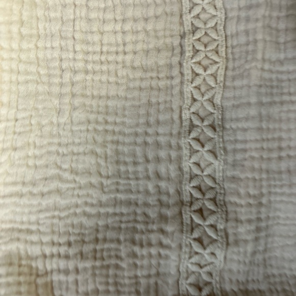 Anthropologie bishop + young Cream Seersucker Casual Pants - Picture 4 of 6